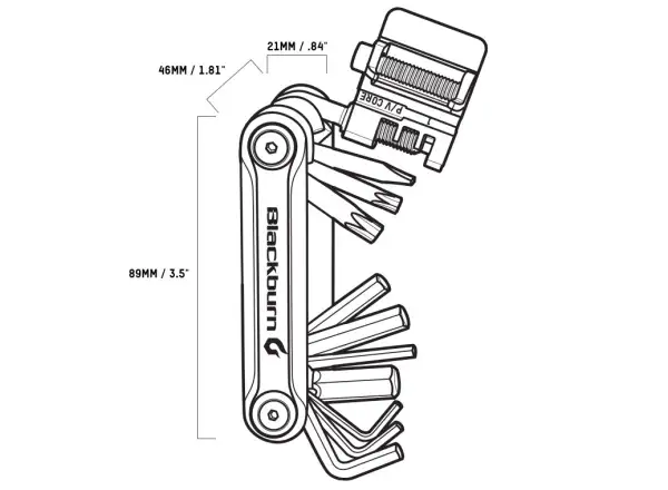 Blackburn Tradesman multi-tool 18 functions
