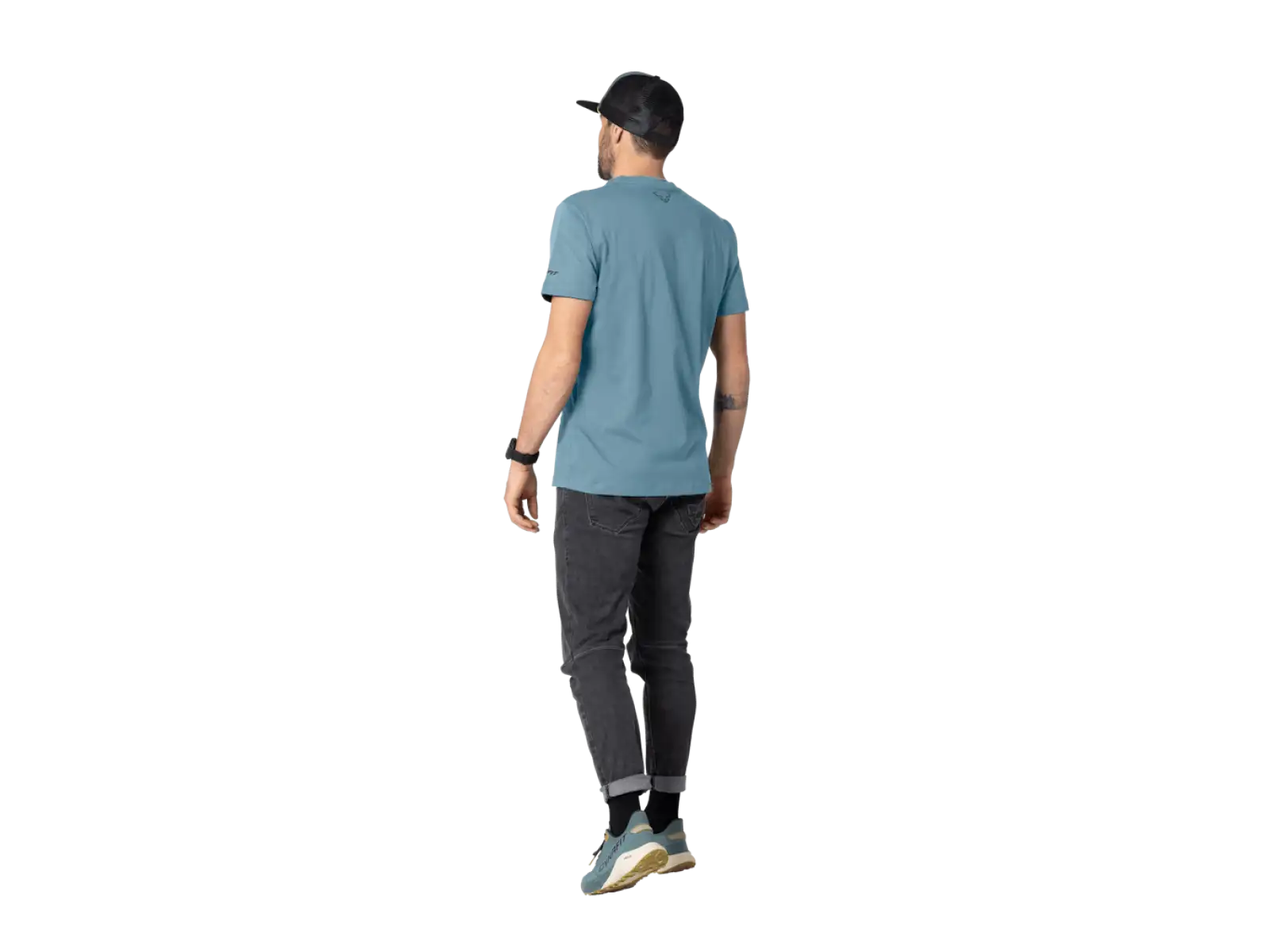 Dynafit Graphic Cotton men's T-shirt short sleeve Smoke Blue