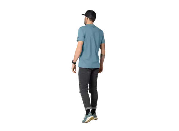 Dynafit Graphic Cotton men's T-shirt short sleeve Smoke Blue