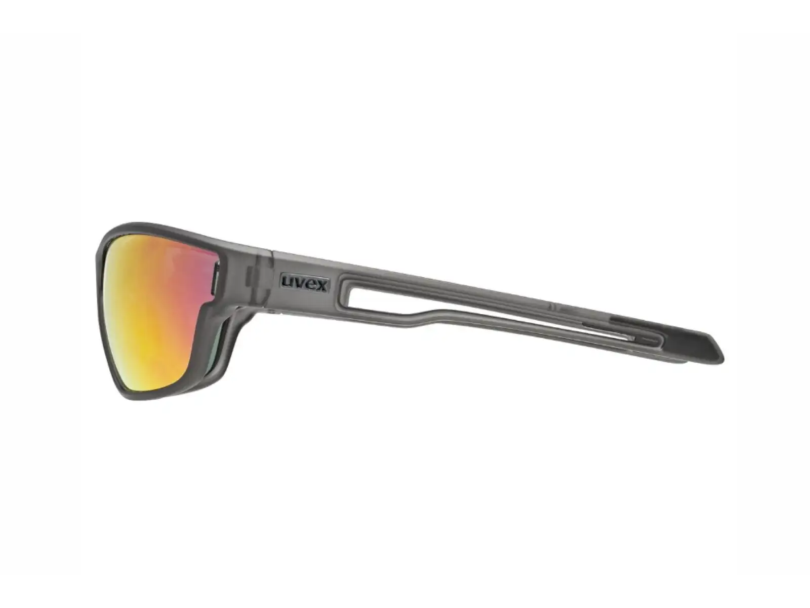 Uvex Sportstyle 806 glasses Smoke Matt/Mirror Red