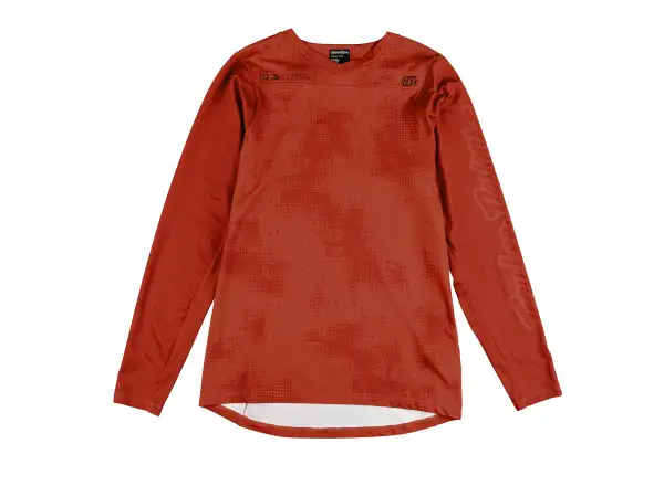 Troy Lee Designs Skyline Chill men's jersey long sleeve Scattered Fire Orange