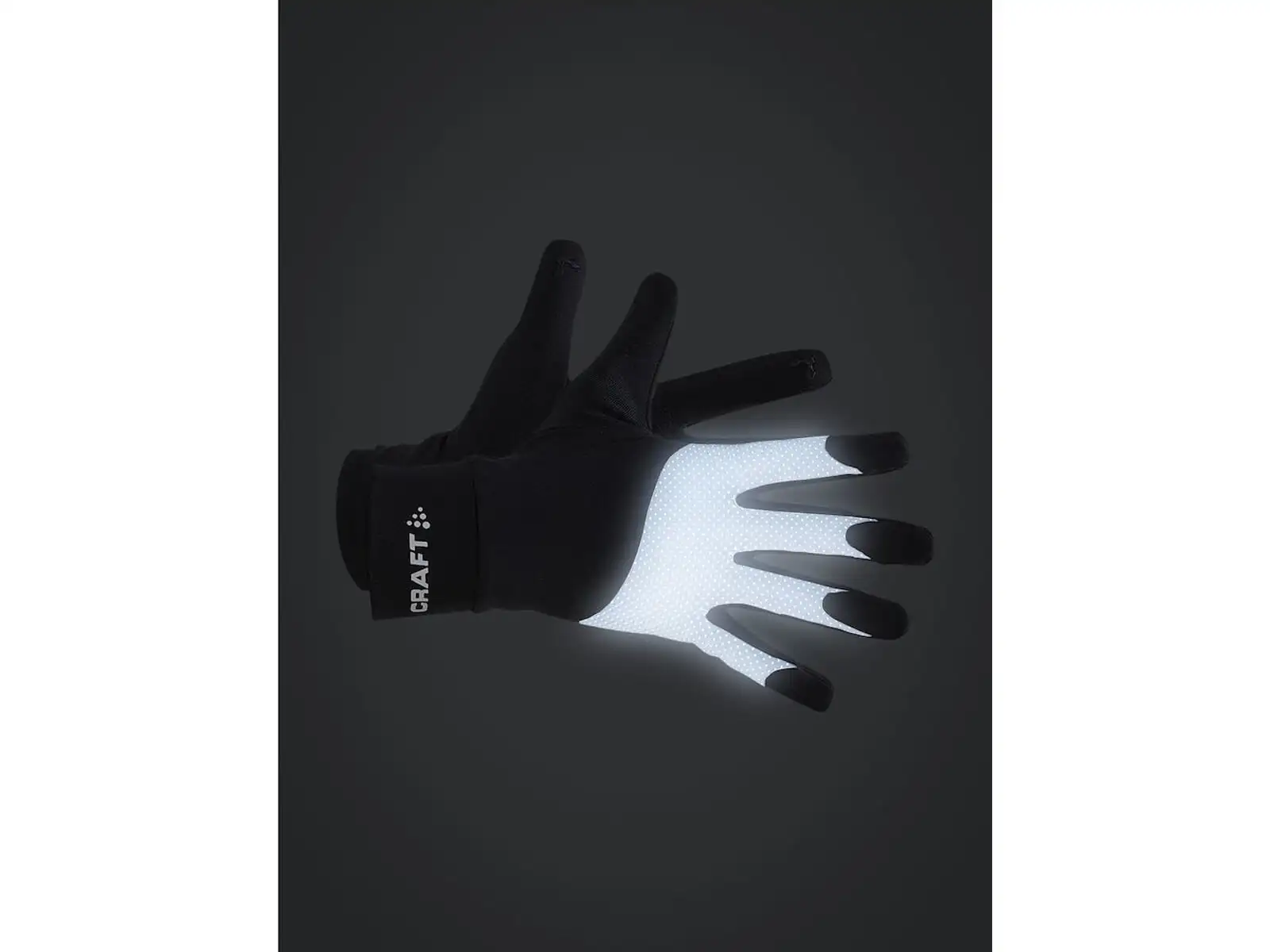 Craft ADV Lumen Fleece running gloves black