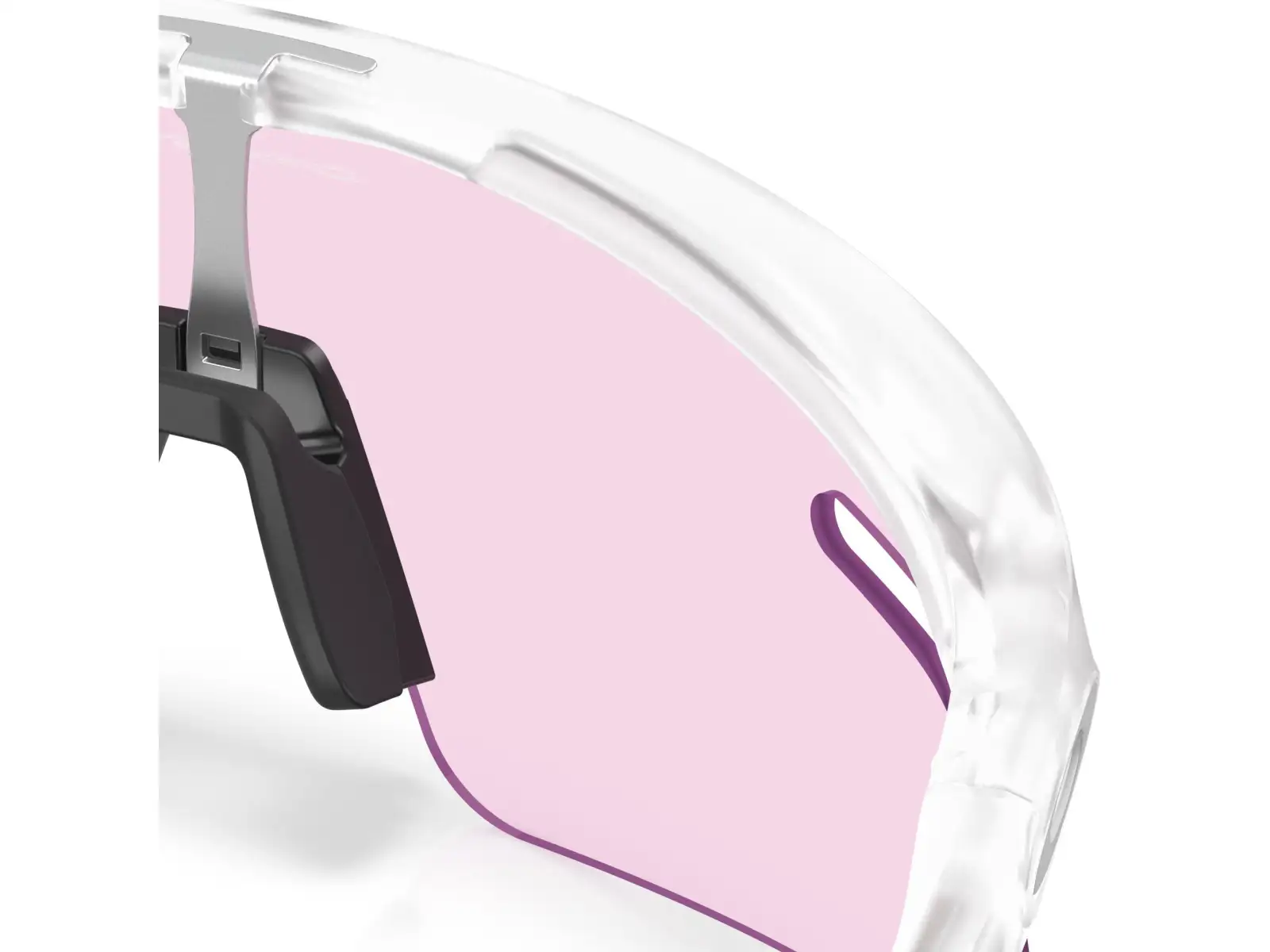 Oakley RSLV Lite sports glasses Matte Clear/Prizm Low Light