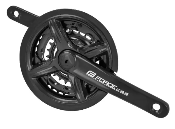 Force C 8.5 cranks triple chainring 48/38/28 teeth 170 mm black