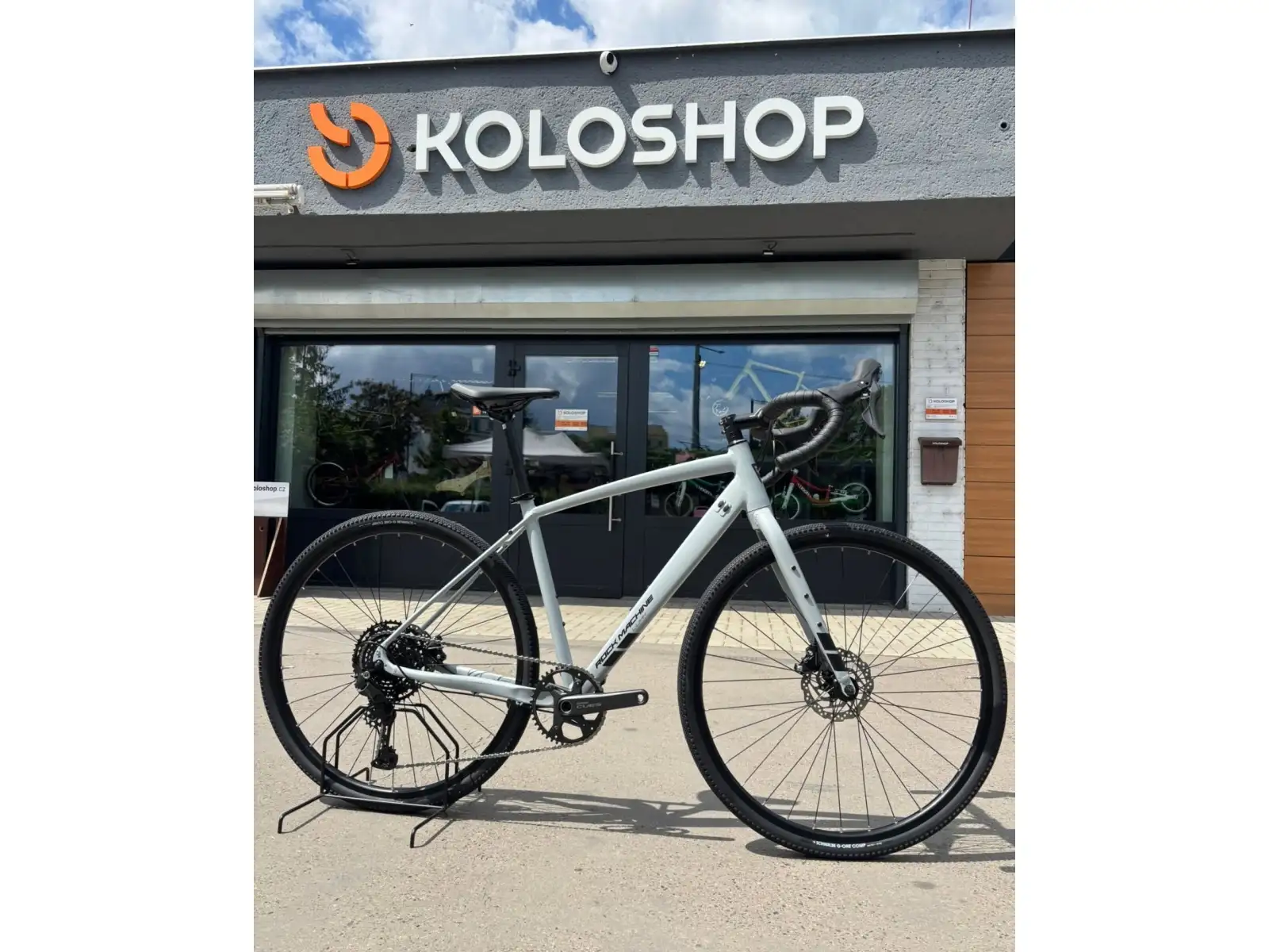 Rock Machine Lukk 50 gravel bike Matte Limerock Grey