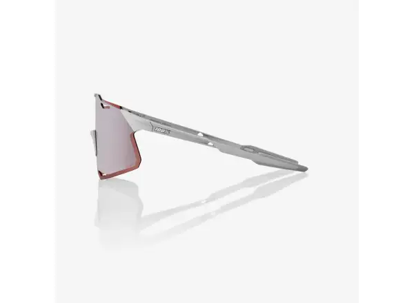 100% Hypercraft glasses Matte Stone Grey/HiPER Silver Mirror