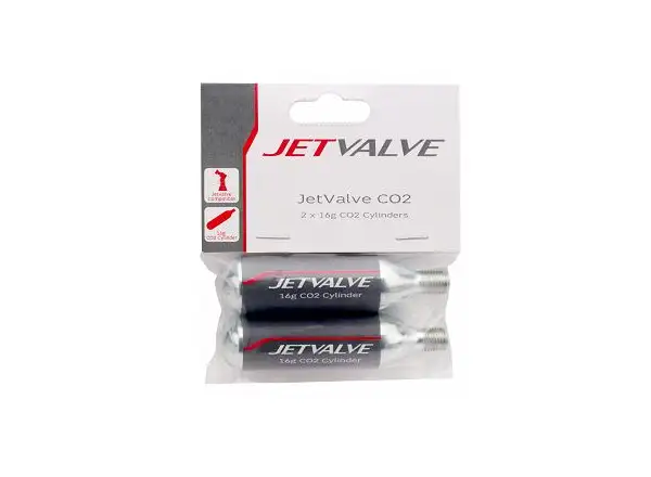 Weldtite Jetvalve CO2 cartridge 16 g 2 pcs