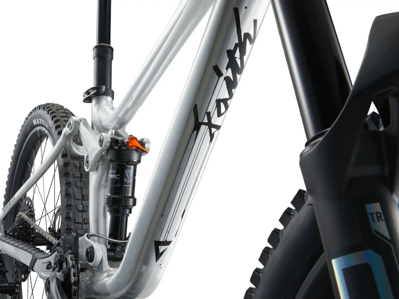 Giant Faith 24 children's full suspension bike Raw Aluminium