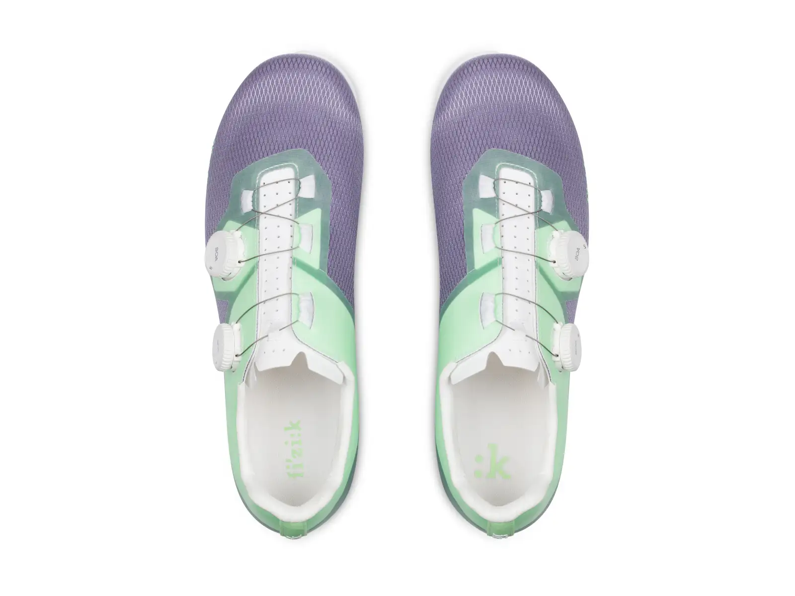 Fizik Tempo Lyra road cycling shoes Lavander/Mint Green