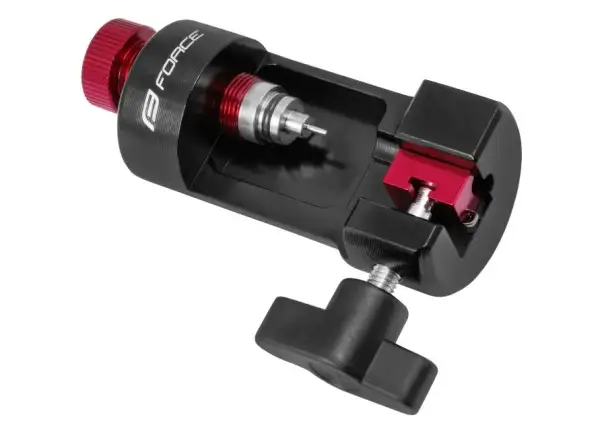 Force press for barbs and hydraulic hose ends