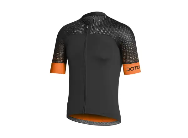 Dotout Hybrid men's jersey short sleeve Black/Fluo Orange