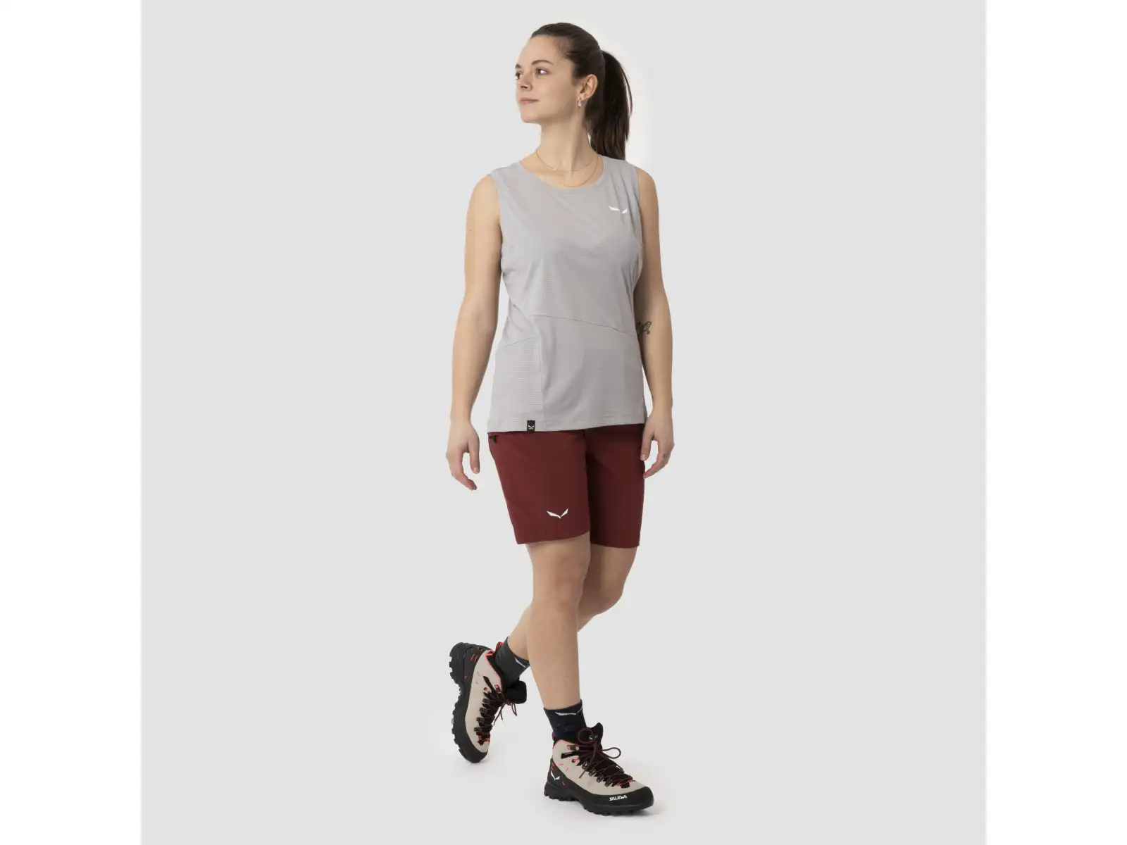 Salewa Puez Sporty Dry women's tank top Syrah