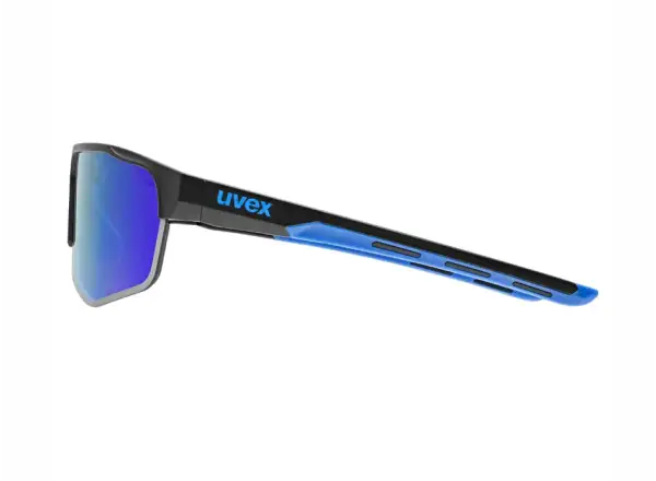 Uvex Axos Set goggles Black Matt/Mirror Blue