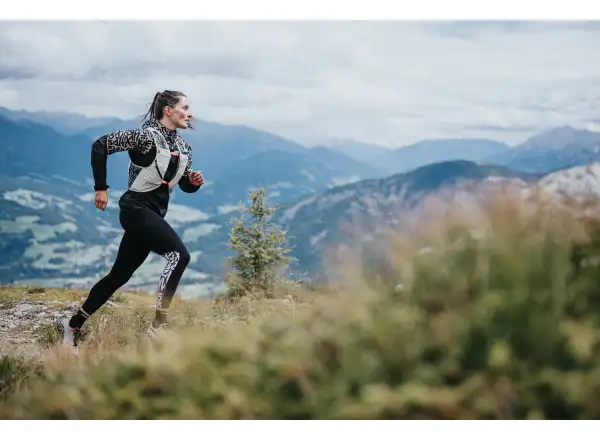Dynafit Trail 7/8 women's running leggings Black Out/Overcast