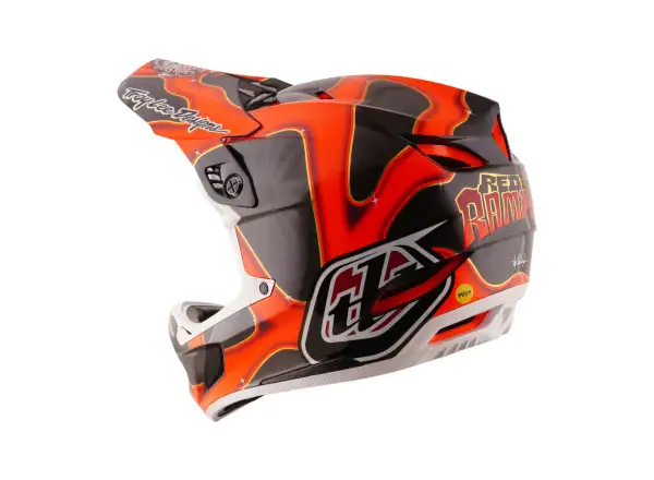 Troy Lee Designs D4 Carbon Red Bull Rampage helmet Dreamland Black