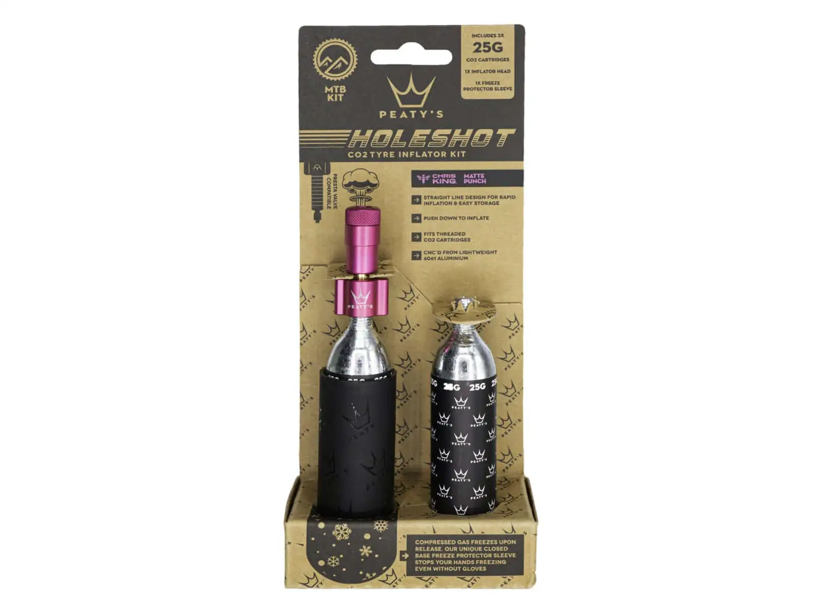 Peatys Holeshot CO2 kit 25 g Punch