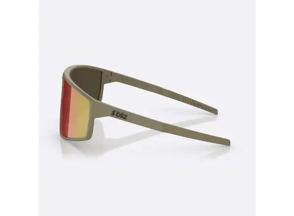Bliz P002 sunglasses Matte Camo Green/Grey Red Revo
