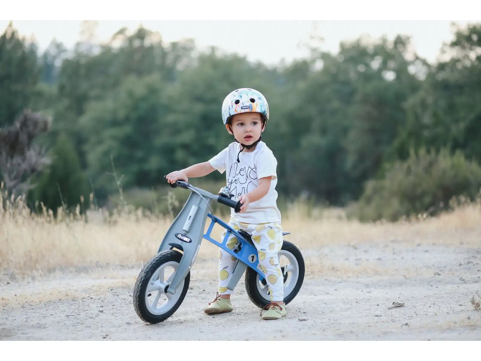 First Bike BASIC LIGHT BLUE kids balance bike without brake