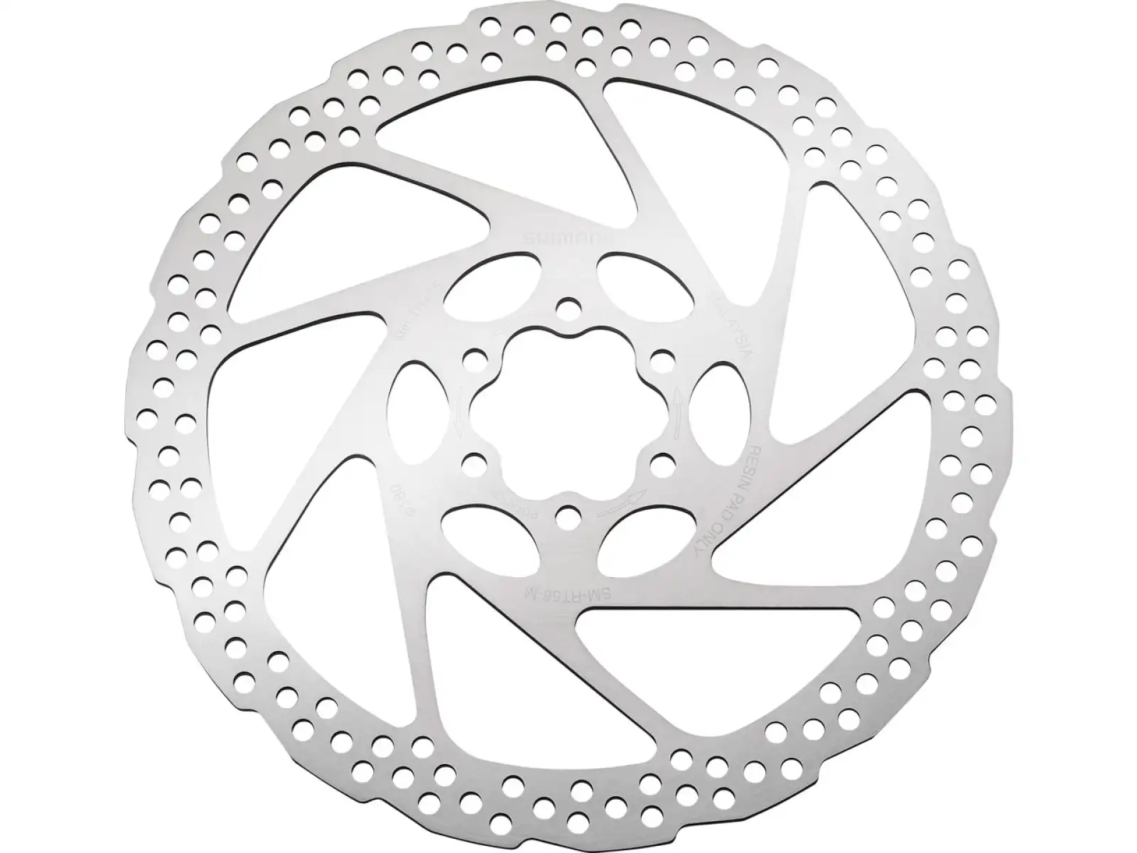 Shimano Deore SM-RT56 brake rotor 180 mm, 6 holes, for resin