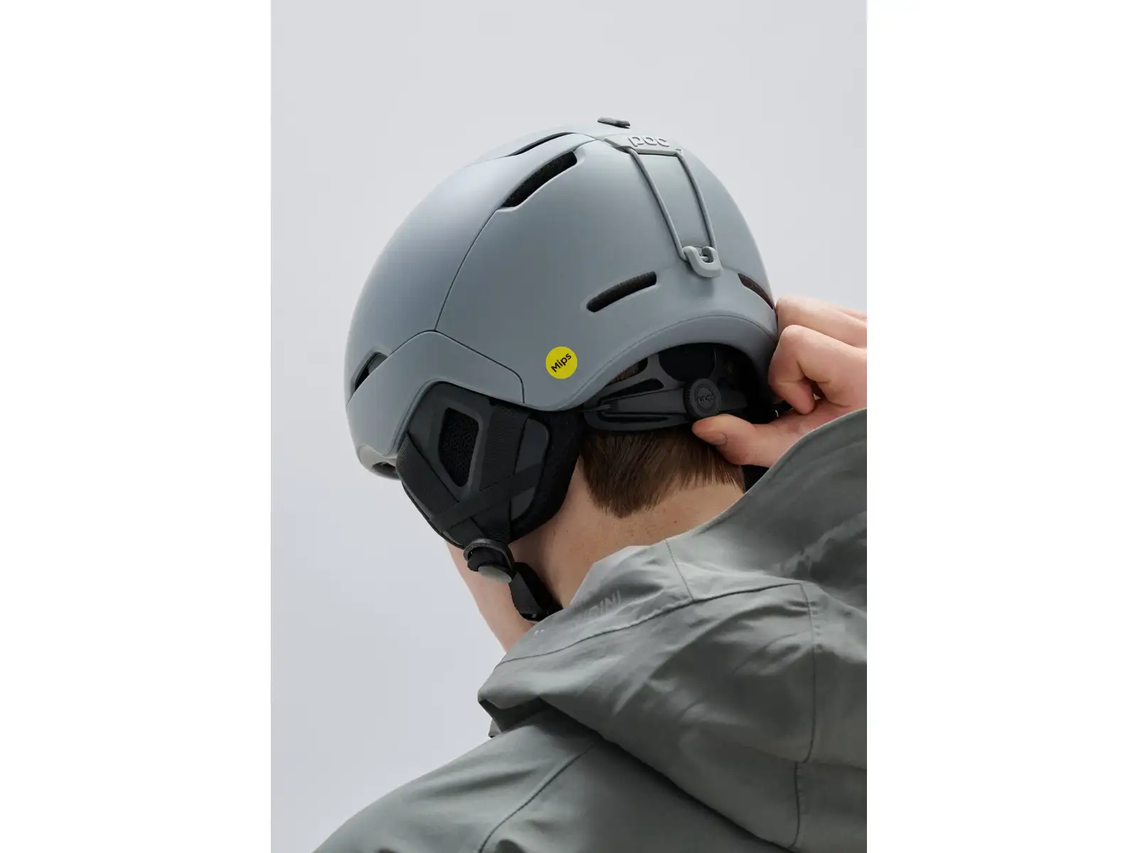 POC Obex MIPS ski helmet Granite Grey Matt