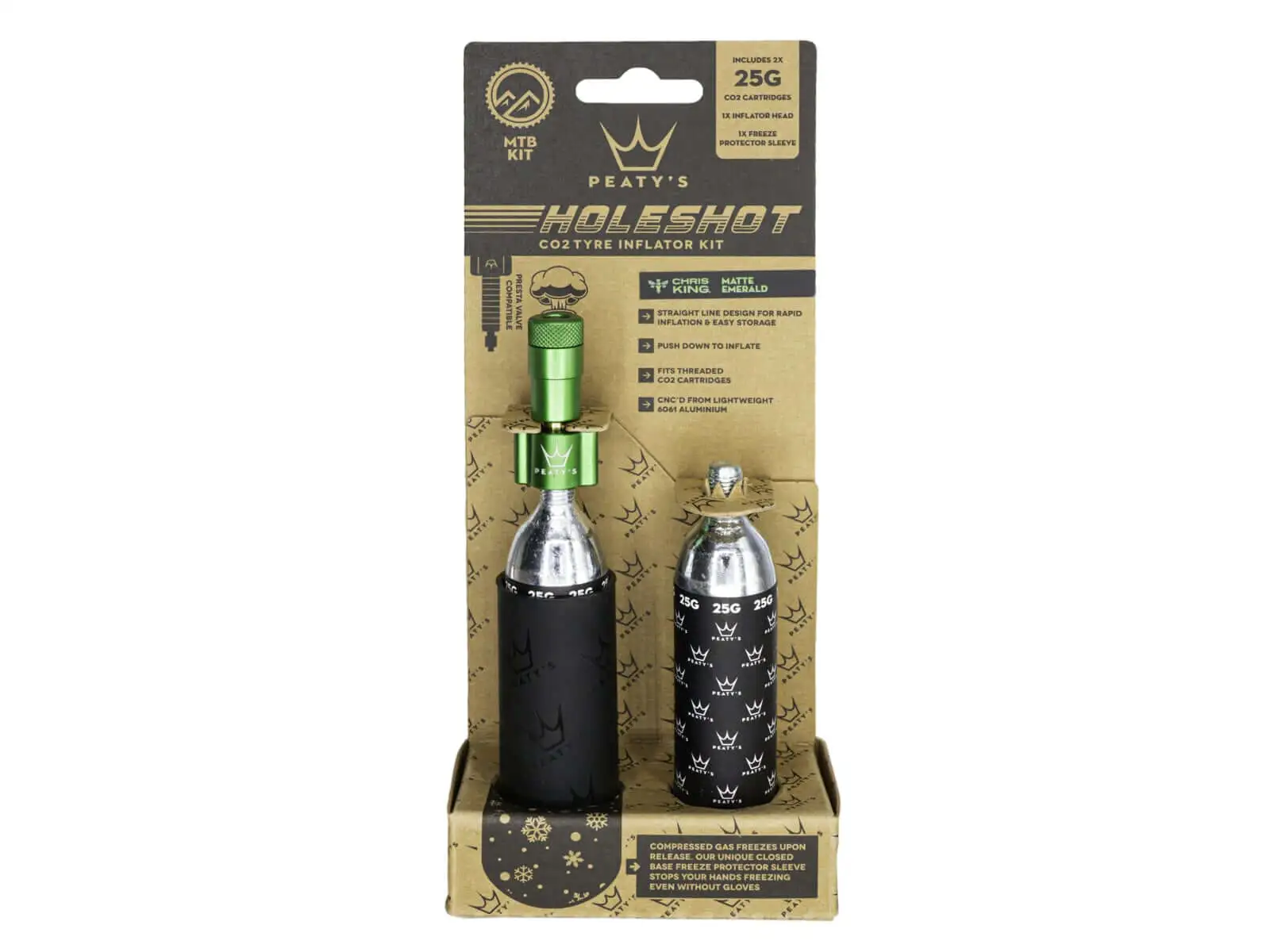 Peatys Holeshot CO2 kit 25 g Emerald