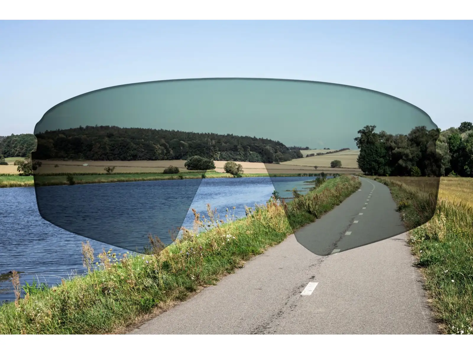 Force Enigma cycling glasses blue/blue mirror lenses