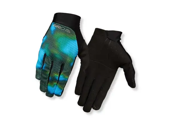 Giro Trixter long cycling gloves Frequency Blue
