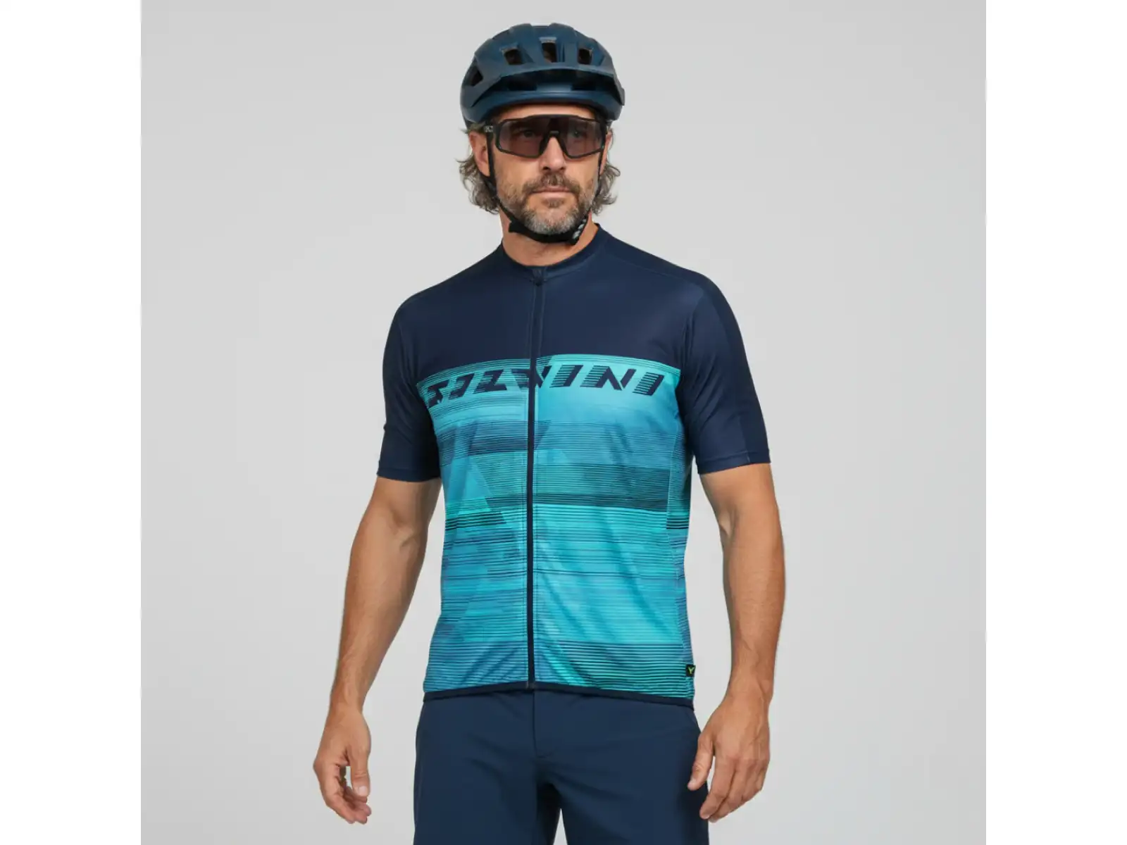 Silvini Turano men's jersey short sleeve Navy Ocean