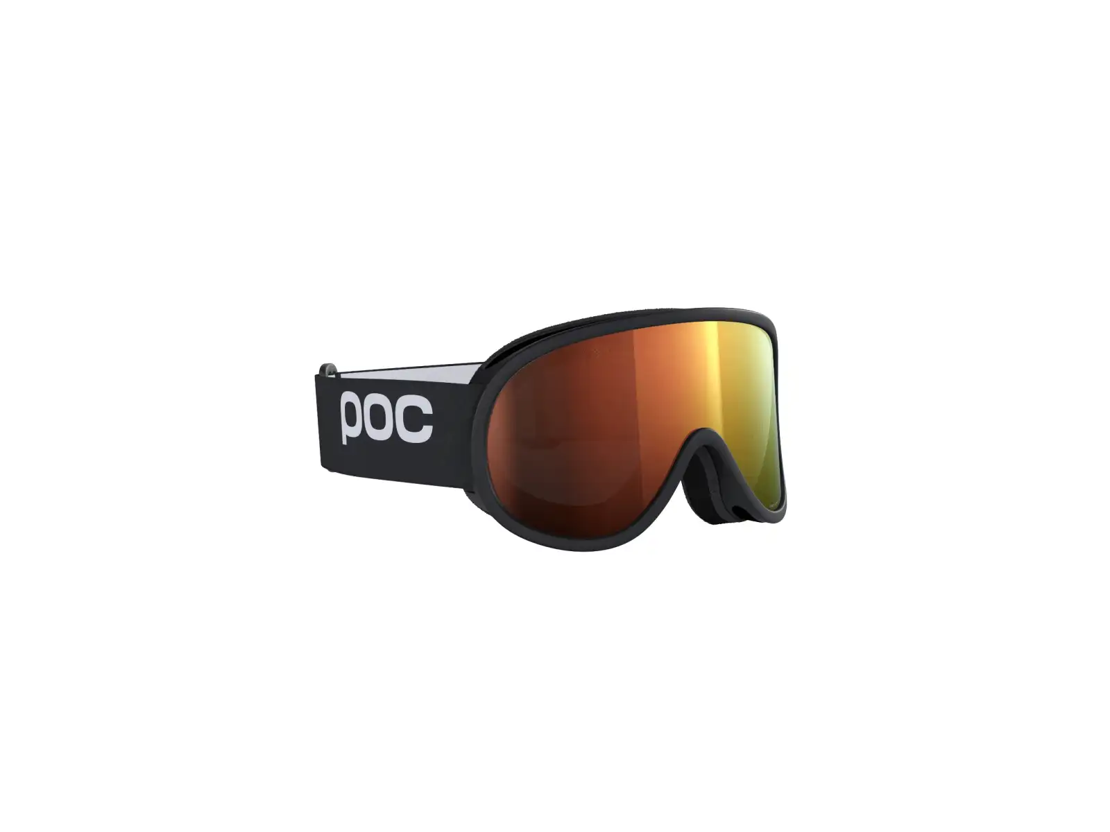 POC Retina Mid ski goggles Uranium Black/Partly Sunny Orange