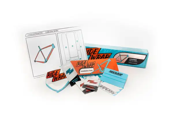 RideWrap frame protection film set 60% coverage for road and gravel bikes