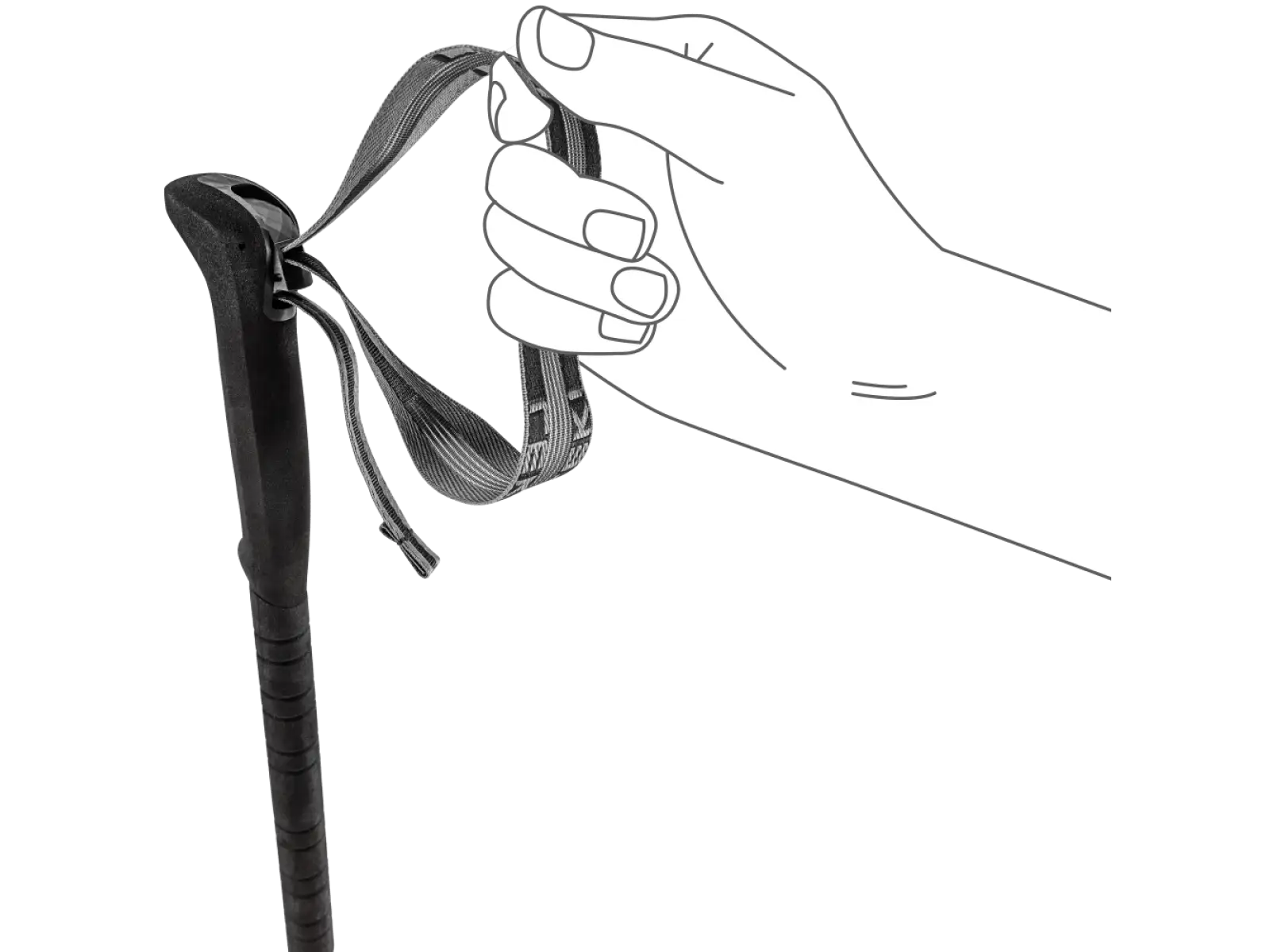 Leki Skysolo trekking poles White-black-neonorange 110 - 145 cm