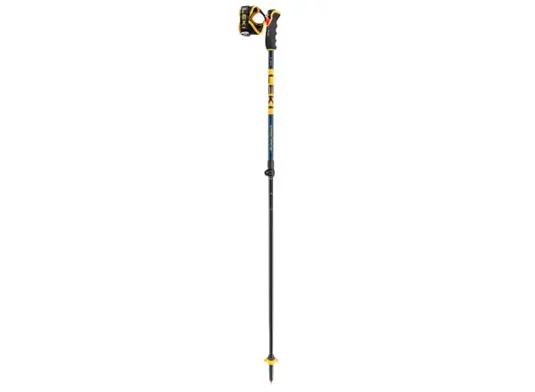 Leki Spitfire Vario 3D ski poles Denimblue/Aegeanblue/Mustardyellow