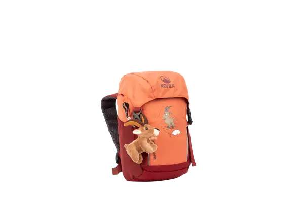 Kohla Happy Rocky 10 children's hiking backpack Burnt Sienna