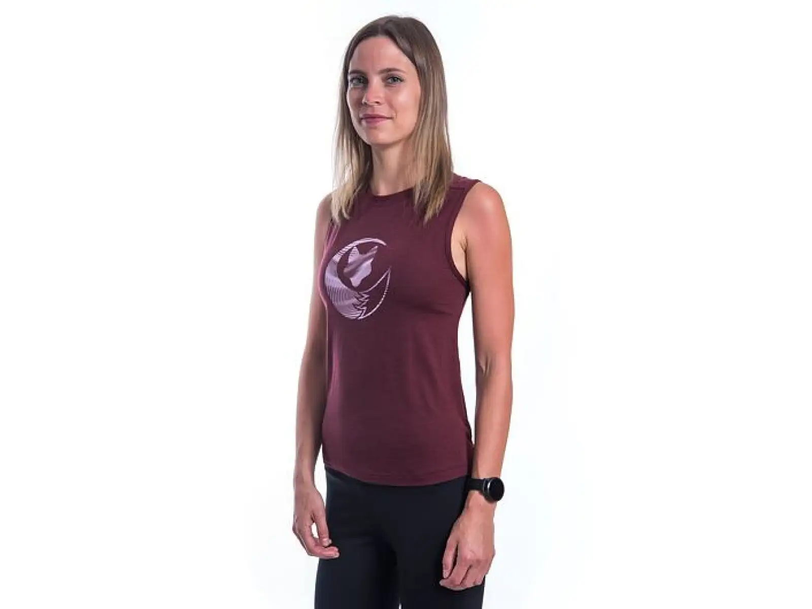 Sensor Merino Air Fox women's sleeveless shirt Port Red