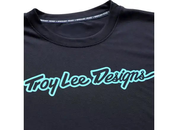 Troy Lee Designs Skyline Ride men's jersey Signature Black/Real Teal
