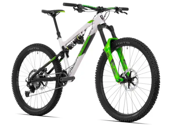 Rock Machine Blizzard 90-297 RZ Silver/Green full suspension mountain bike