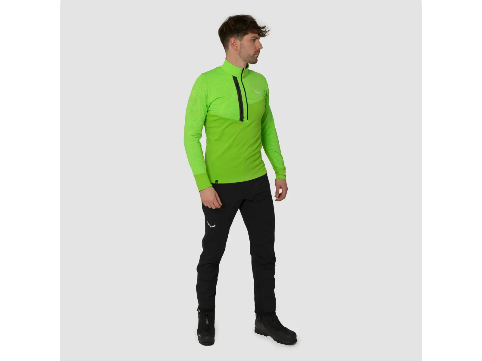 Salewa Ortles Powertex 3L men's trousers Black Out
