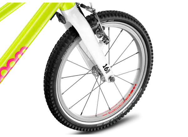 Woom GO 3 kids bike neon lime