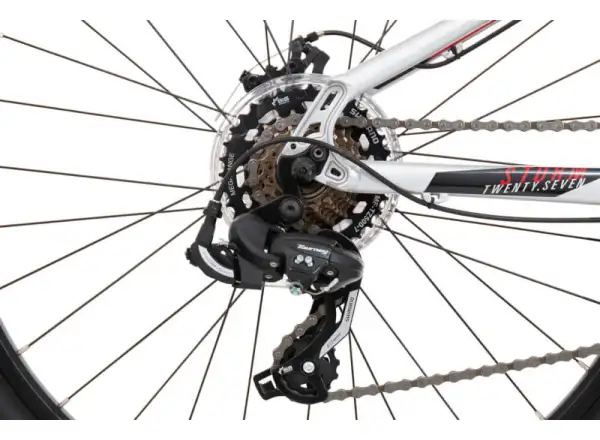 Rock Machine Storm 27 MD gloss silver/black/red children's bike