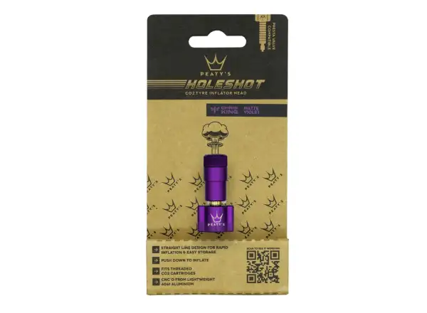Peatys Holeshot CO2 pump head Violet