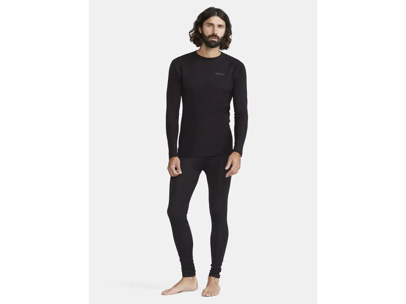Craft ADV Wool Merino men's long sleeve shirt black