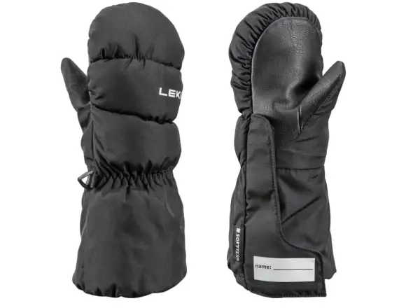Leki Little Glace Zero Mitt Long children's mittens Black