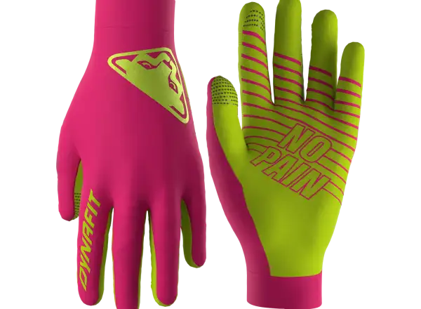 Dynafit Upcycled Light running gloves Flamingo