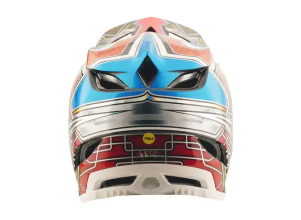 Troy Lee Designs D4 Carbon helmet Lowrider Blue