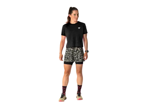 Dynafit Trail women's running T-shirt short sleeve Black Out