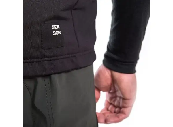 Sensor Coolmax Thermo men's vest black/Port Red