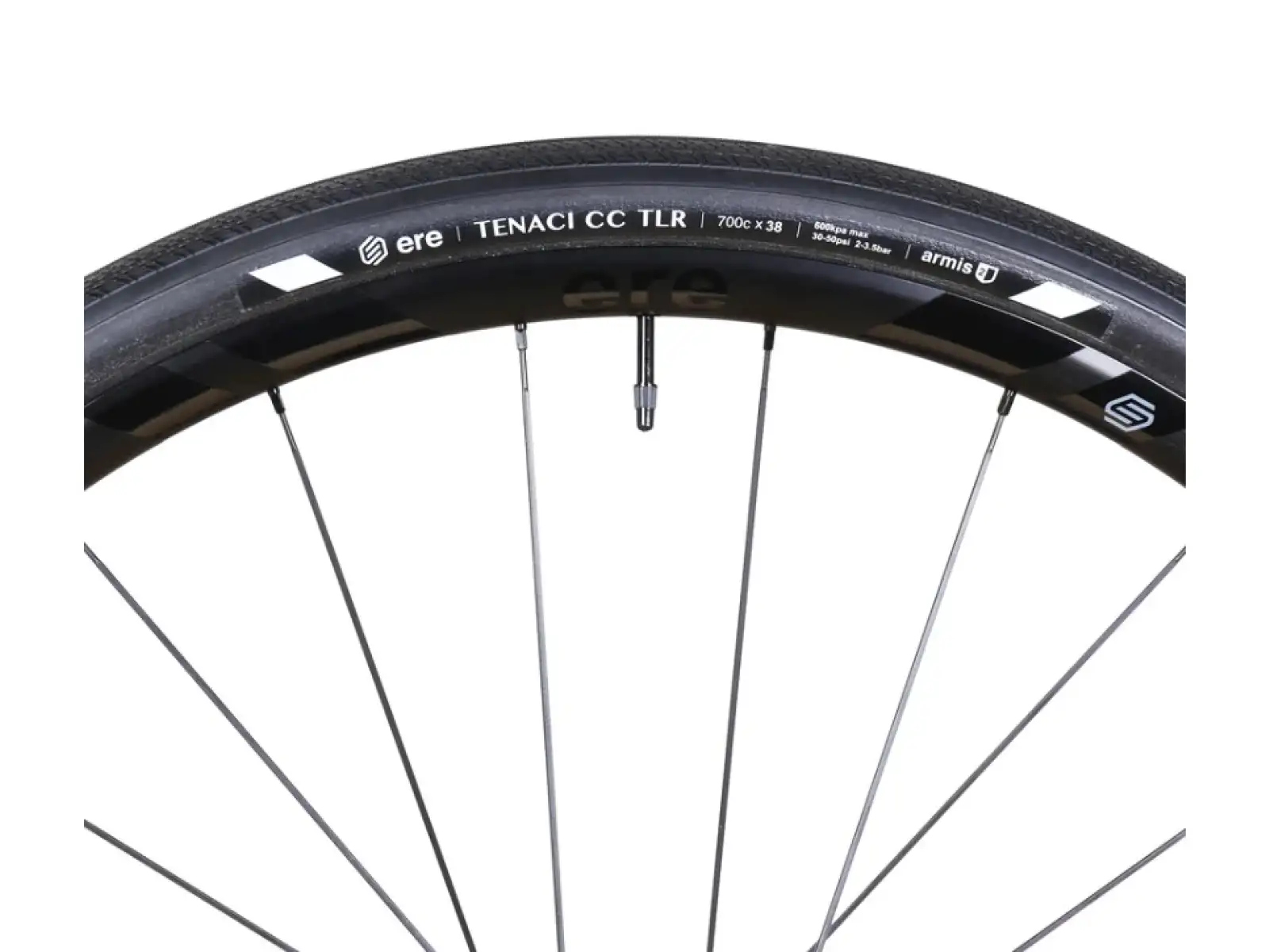 Ere Research Tenaci CC TLR Progravel 38x622 gravel tire kevlar Black