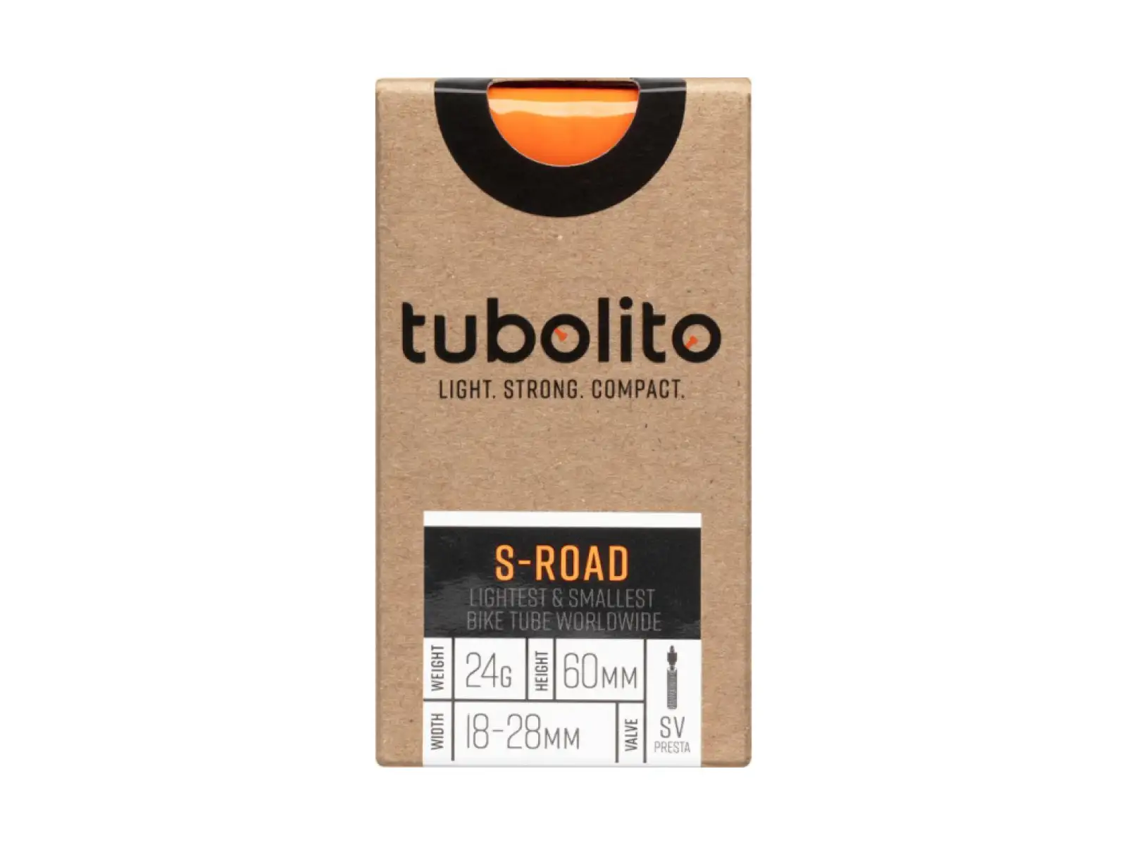 Tubolito S-Tubo Road tube 622/18-32 mm gal. valve black