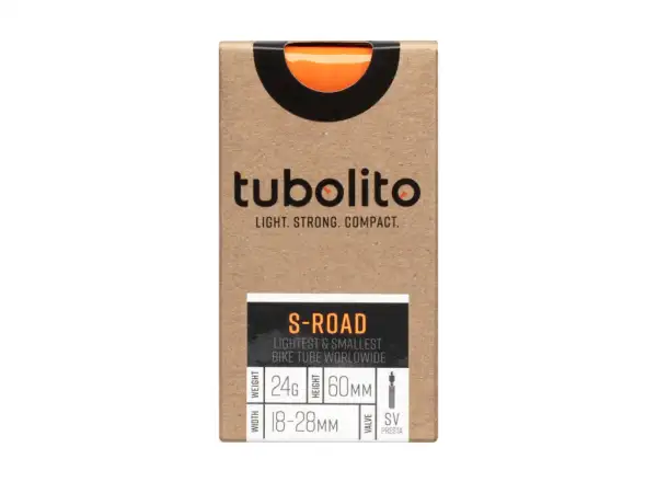 Tubolito S-Tubo Road tube 622/18-32 mm gal. valve black