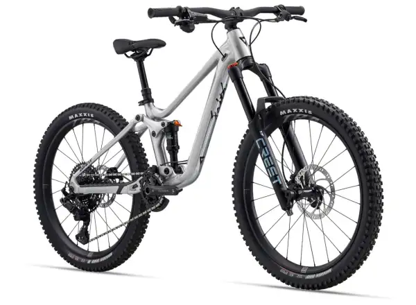 Giant Faith 24 children's full suspension bike Raw Aluminium